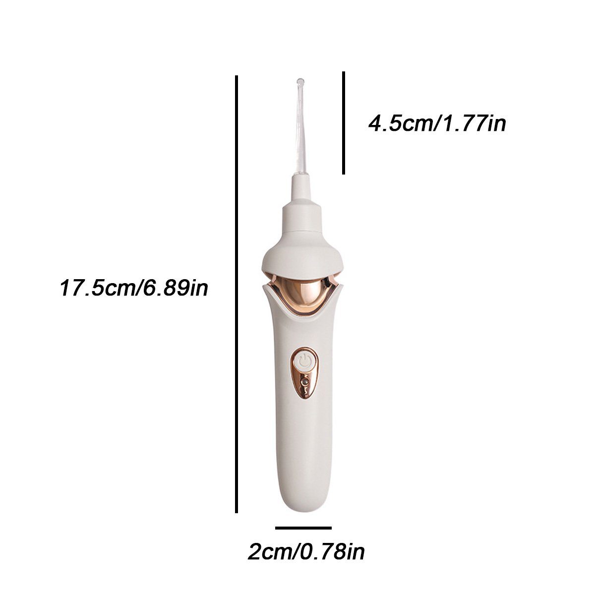Welikera Ohrenreiniger Earpick,Elektrisches Ohrschaufel-Set,Bass,Vibrationsarm,Saubere Ohren, 1-tlg.