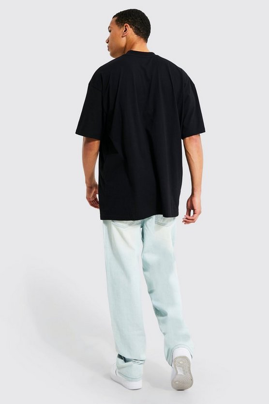 Tall lockere Basic T-Shirt