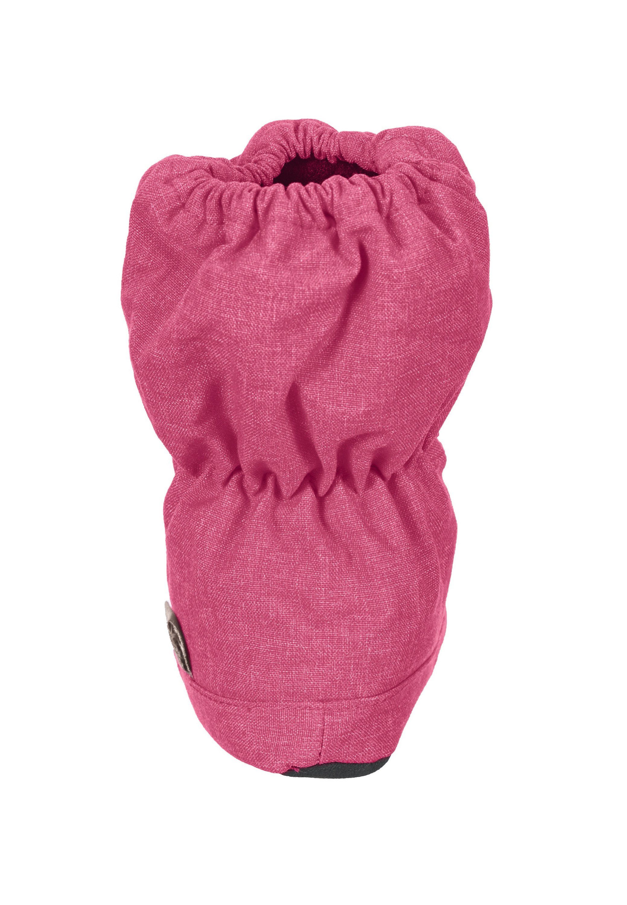 Sterntaler® Baby-Schuh Outdoorschuh (1-tlg) Bequeme Krabbelschuhe - Babyschuh Mädchen - Flexible Schuhe Baby - Baby Ballerinas rutschfest - Stoffschuhe Winter wasserabweisend uni