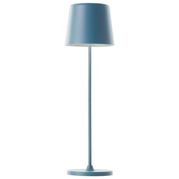 LED-Akku-Tischleuchte Kaami, nordisch-blau-matt