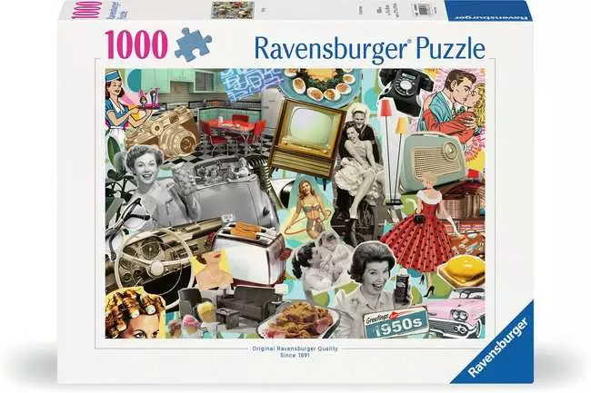 Puzzle 1000 Teile - Die 50er Jahre