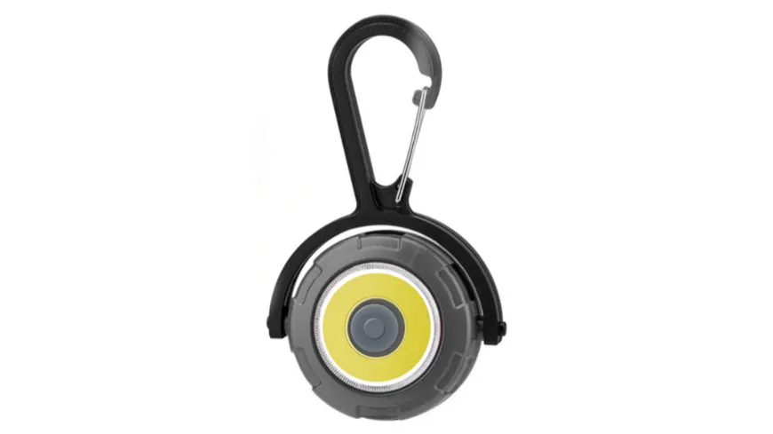 BLACK COFFEE Karabiner mit LED-Licht
