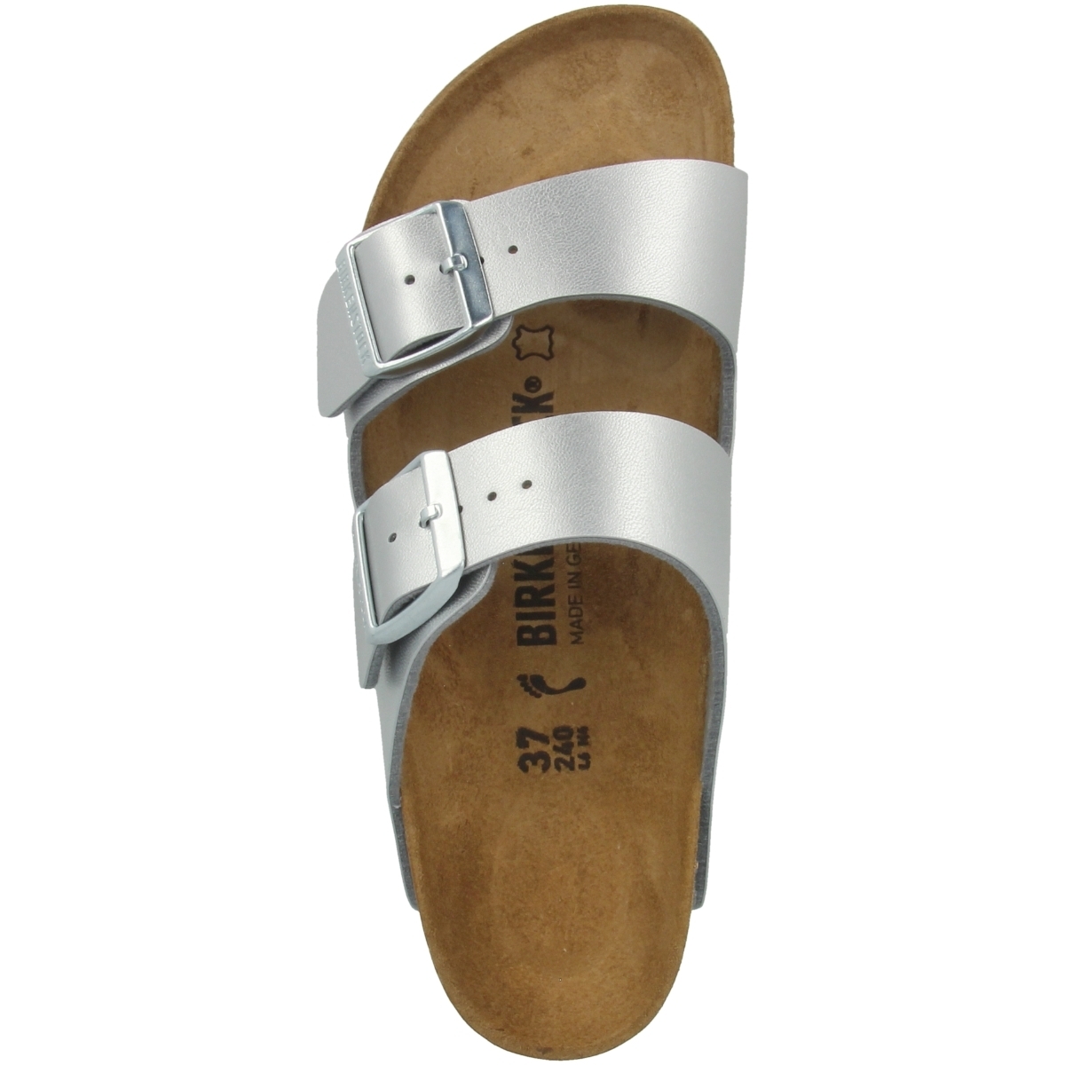 Birkenstock Arizona Sandale silber