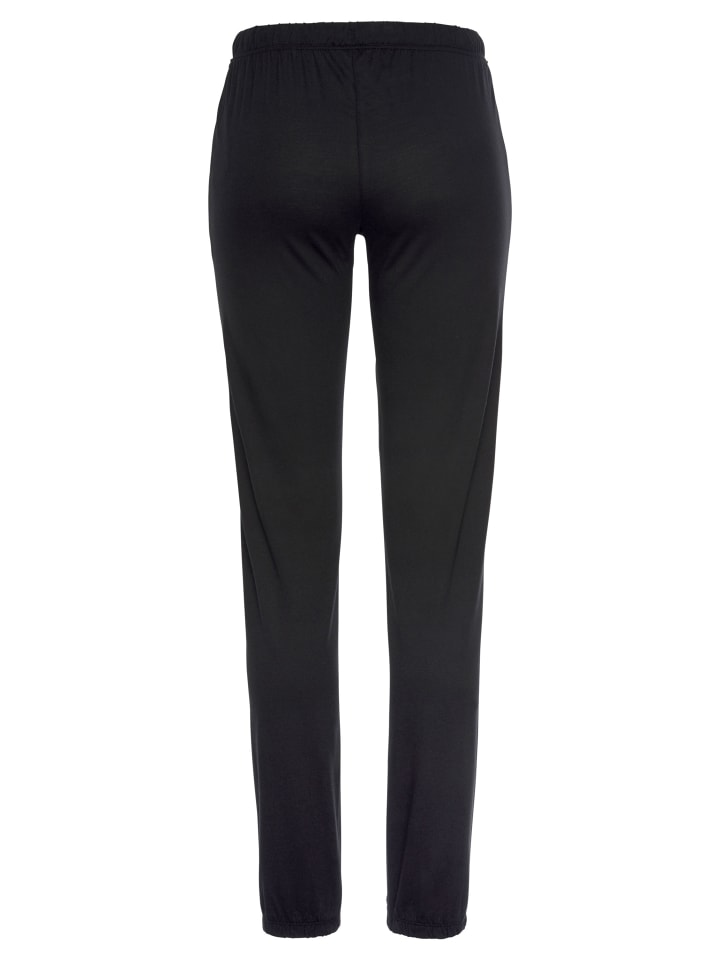 LASCANA Schlafhose in schwarz günstig kaufen
