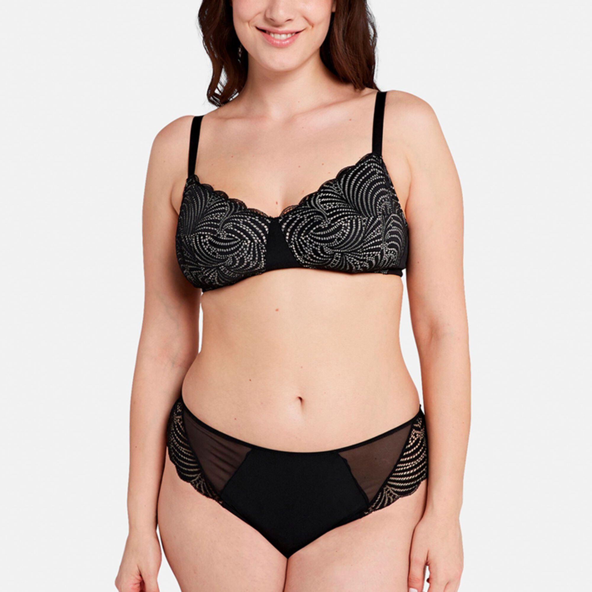 Soutien-gorge post-opératoire en dentelle et coton Olivia
