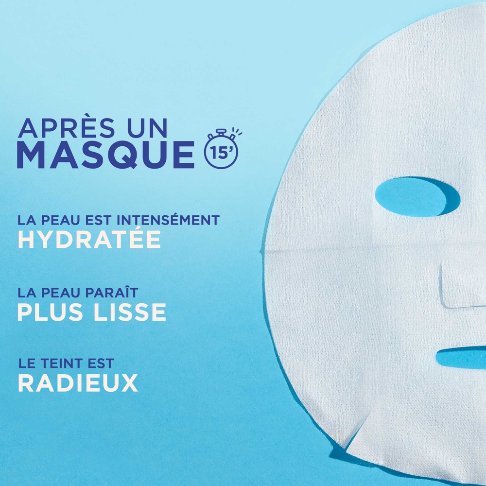 garnier Coffret 7 masques tissus de Garnier soin visage et yeux, - éclat, hydratation, nutrition, repulpant, purifiant