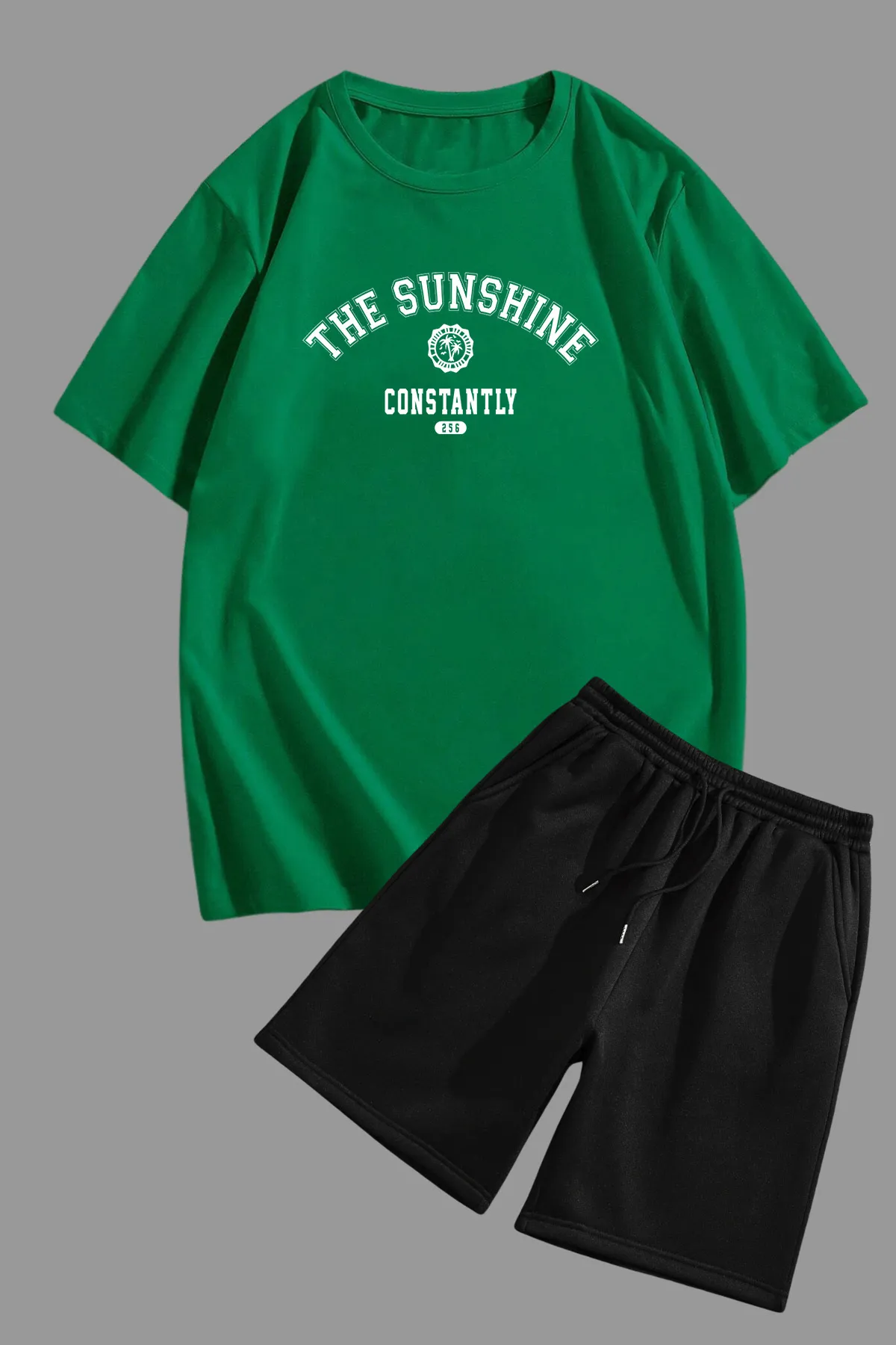 uyguntarz  Shorts-Set mit Sunshine-Print, Unisex