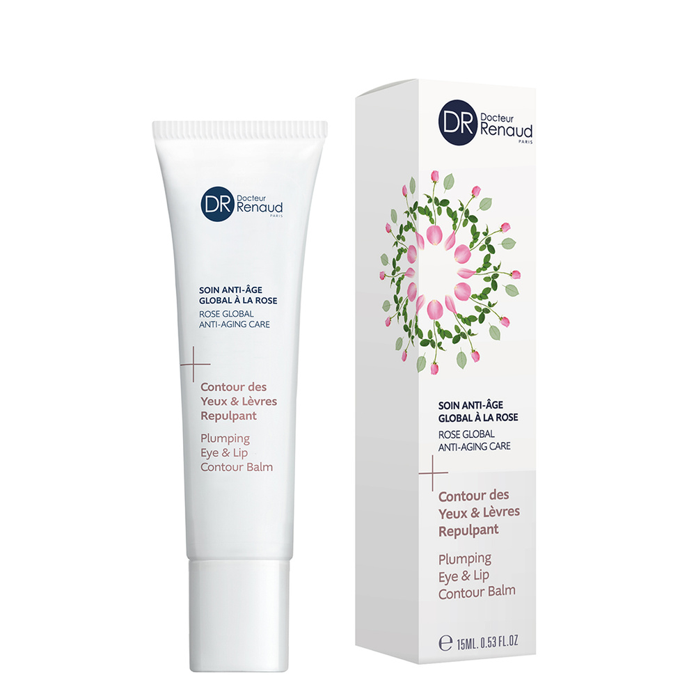 Docteur Renaud Soin Anti-Âge Global à la Rose Contour des Yeux & Lèvres Repulpant