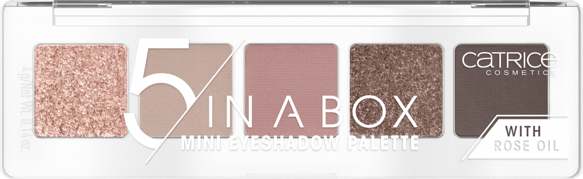 Lidschatten Palette 5 In a Box Mini 020 Soft Rose Look, 4 g