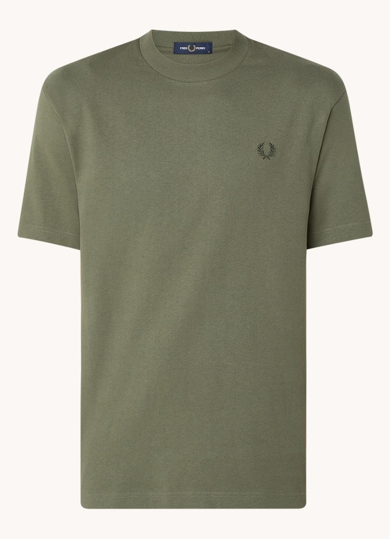 T-shirt Fred Perry con logo ricamato