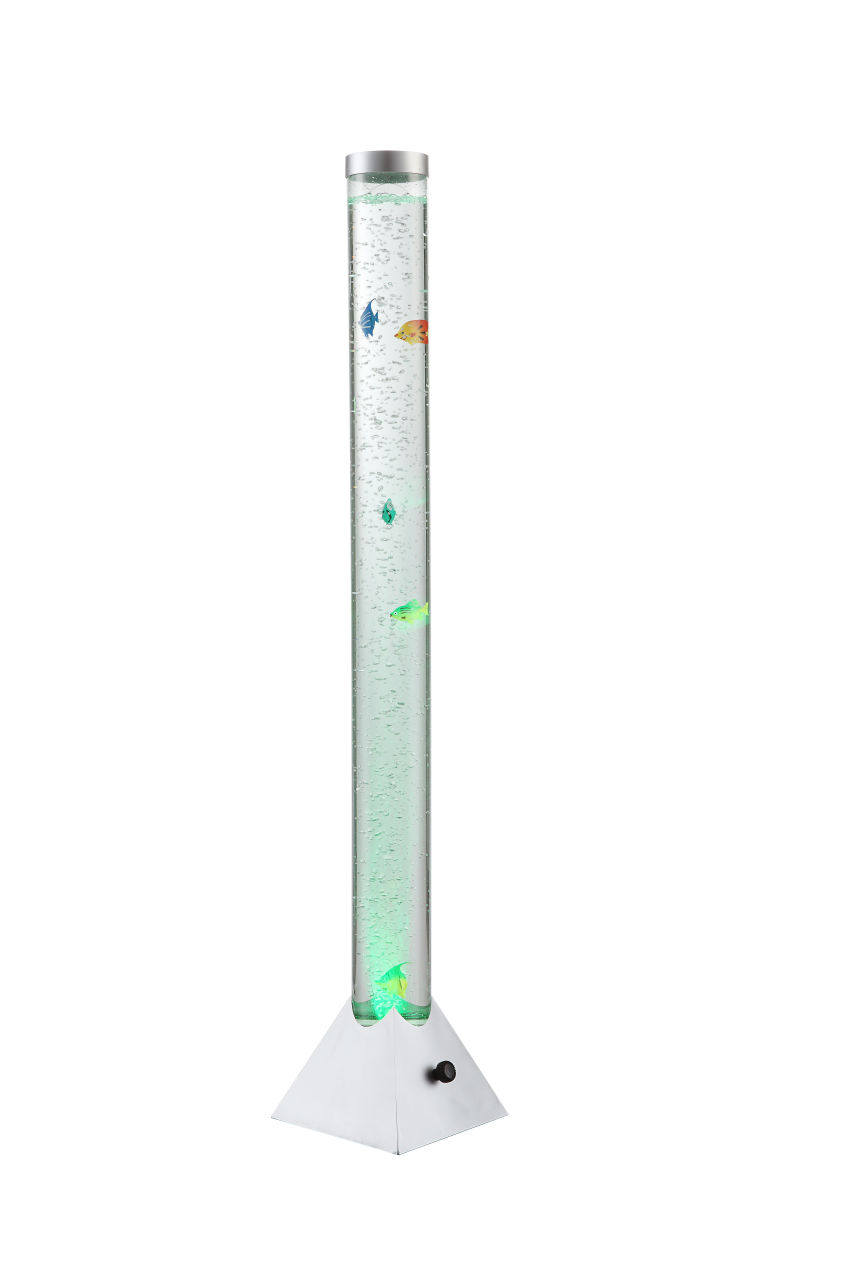 Globo Lighting - MENDOZA - Stehleuchte Kunststoff silber metallic, 12x RGB LED