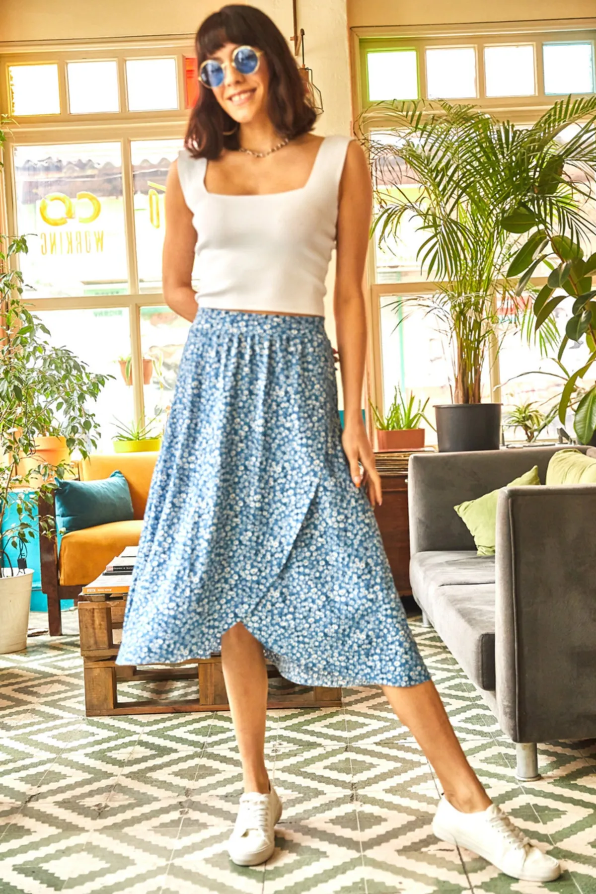 Olalook  Rock - Blau - Maxi