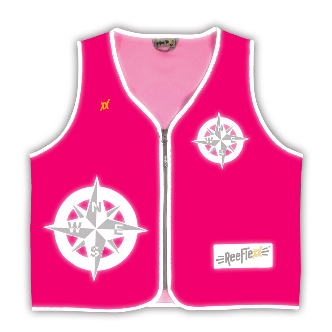 ReeFlexx Warnweste Solid Pink Compass - Damenwarnweste
