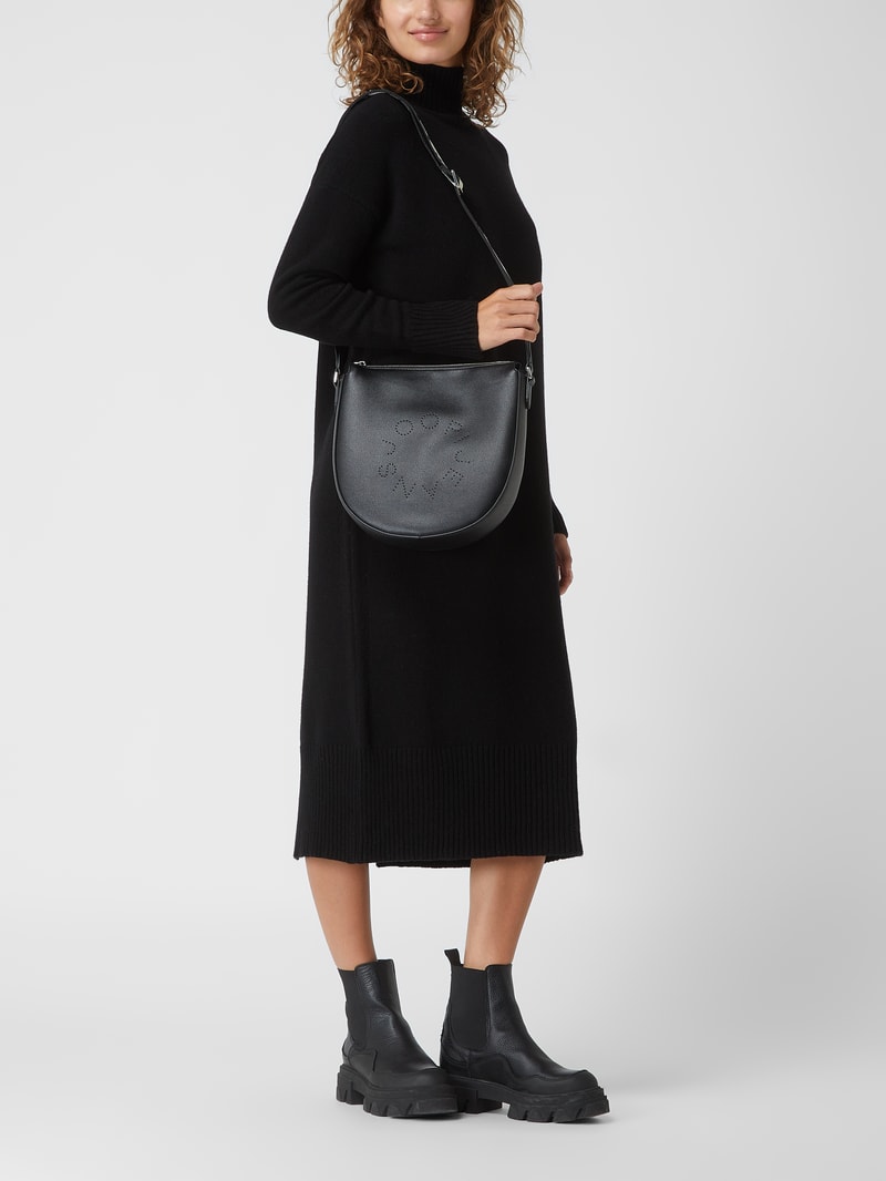 Crossbody Bag in Leder-Optik Modell 'Stella' in schwarz