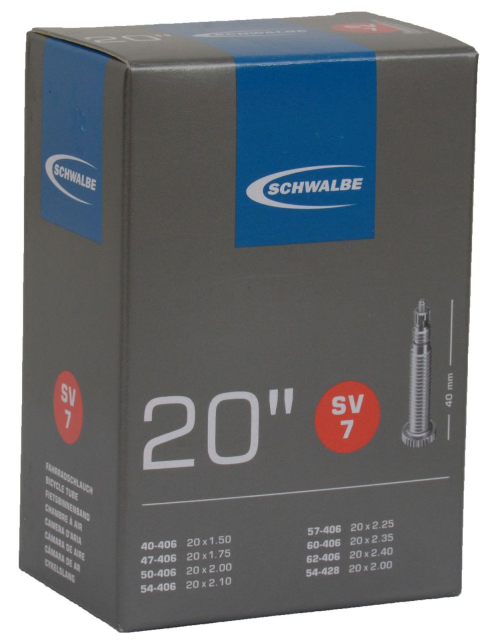 Schwalbe SV 7 Schlauch für 20
