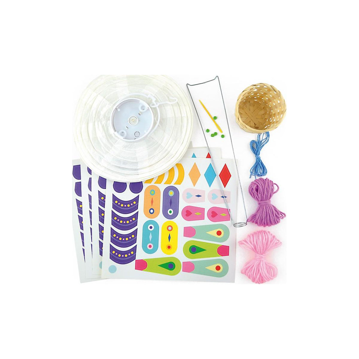 CRAFTS Bastelset - Heißluftballon-Laterne
