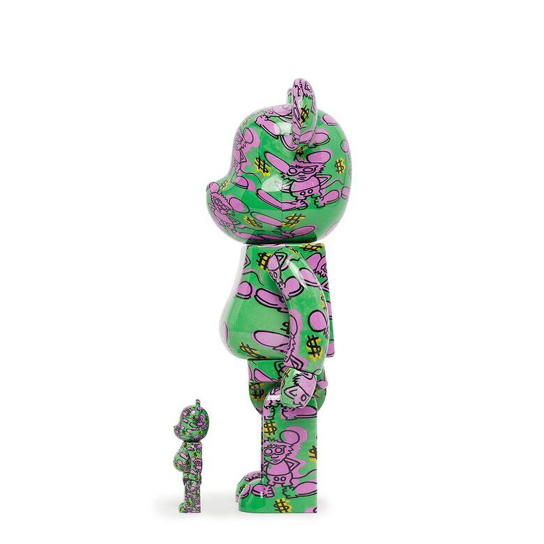 Medicom Bearbrick Keith Haring #11 100% & 400% multicolor