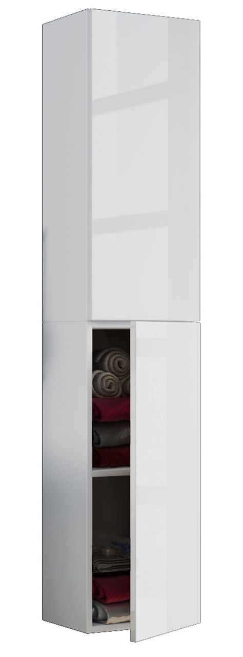 VCM Hochschrank Lendas Weiß