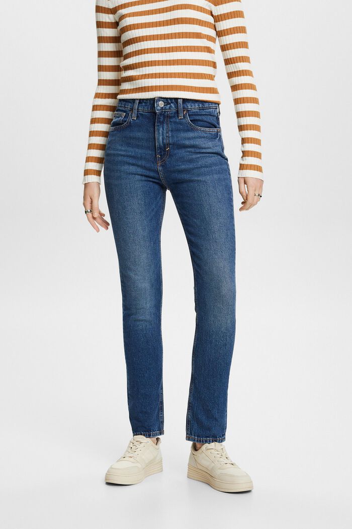 Schmale Jeans mit mittlerer Bundhöhe