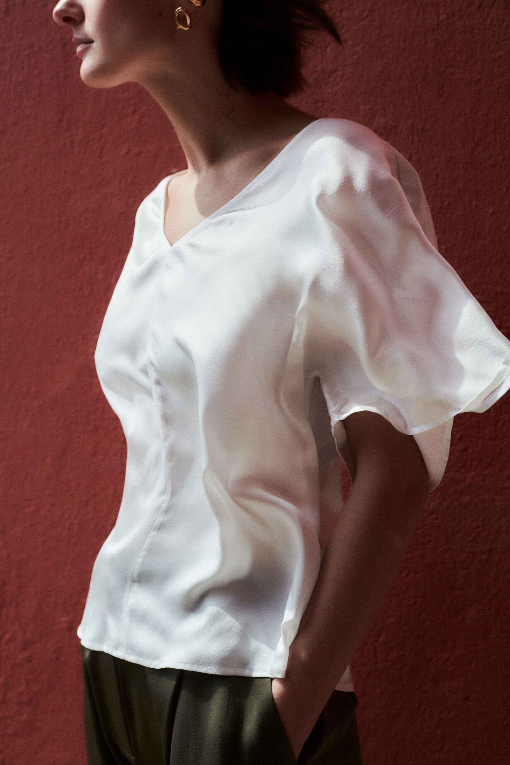 Blouse cselma ivoire femme