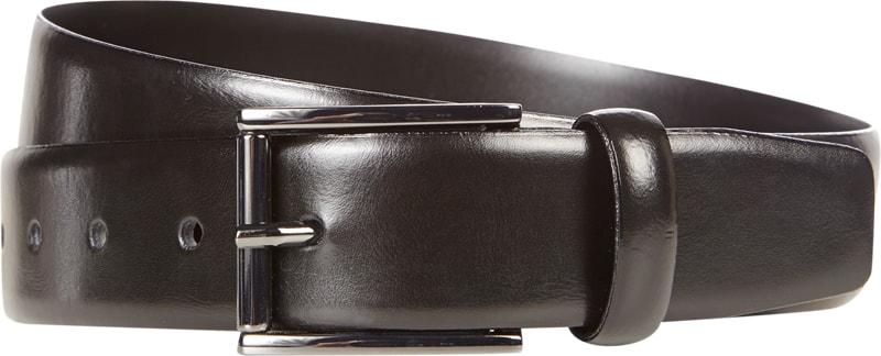 Gürtel mit Dornschließe in schwarz