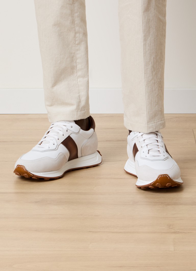 Zapatillas Magnanni Romero II din piele cu detalii frontale