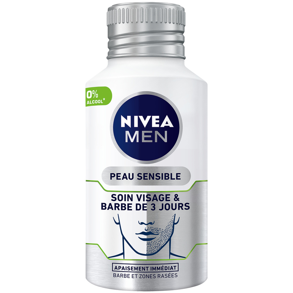 nivea SENSITIVE - Soin visage et barbe de 3 jours Soin visage et barbe homme