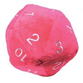 UP - Jumbo D20 Novelty Dice Plush: Hot Pink