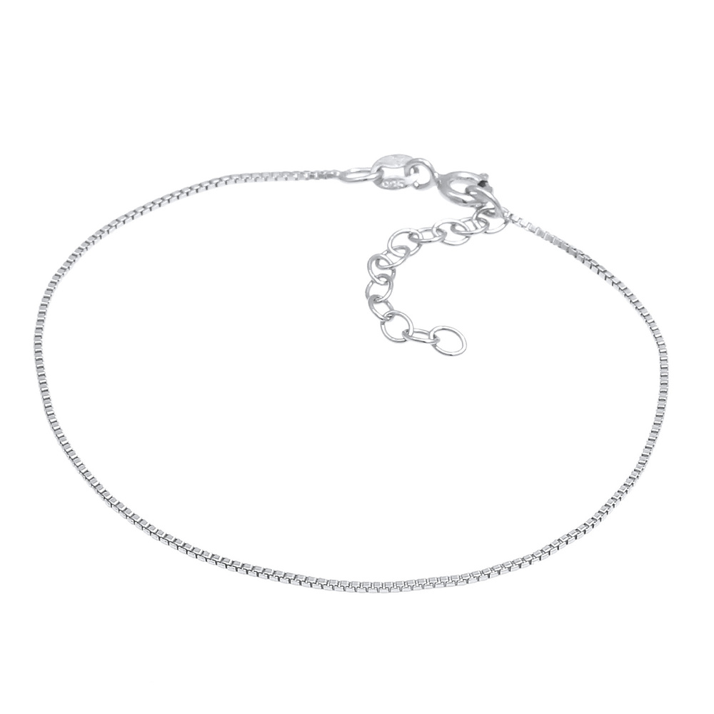 Elli Elli Bracelet Collier vénitien pour dames Liens rectangulaires de base ajustables Bracelet