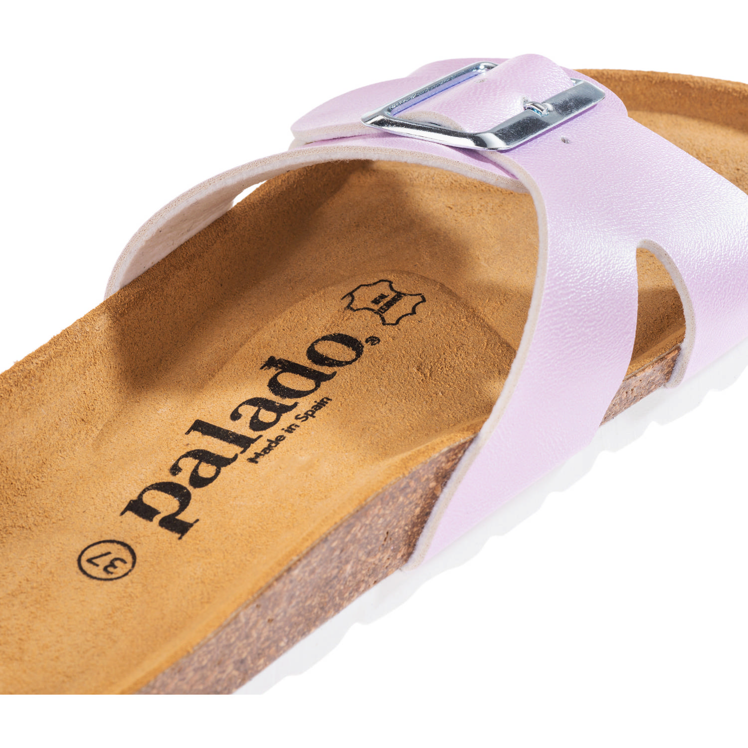 Palado Tinos Metallic, Pantoletten, Damen, Flieder