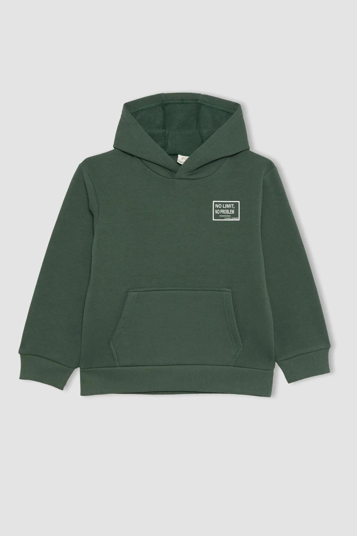 DeFacto  Bedrucktes, dickes Kapuzenpullover für Jungen