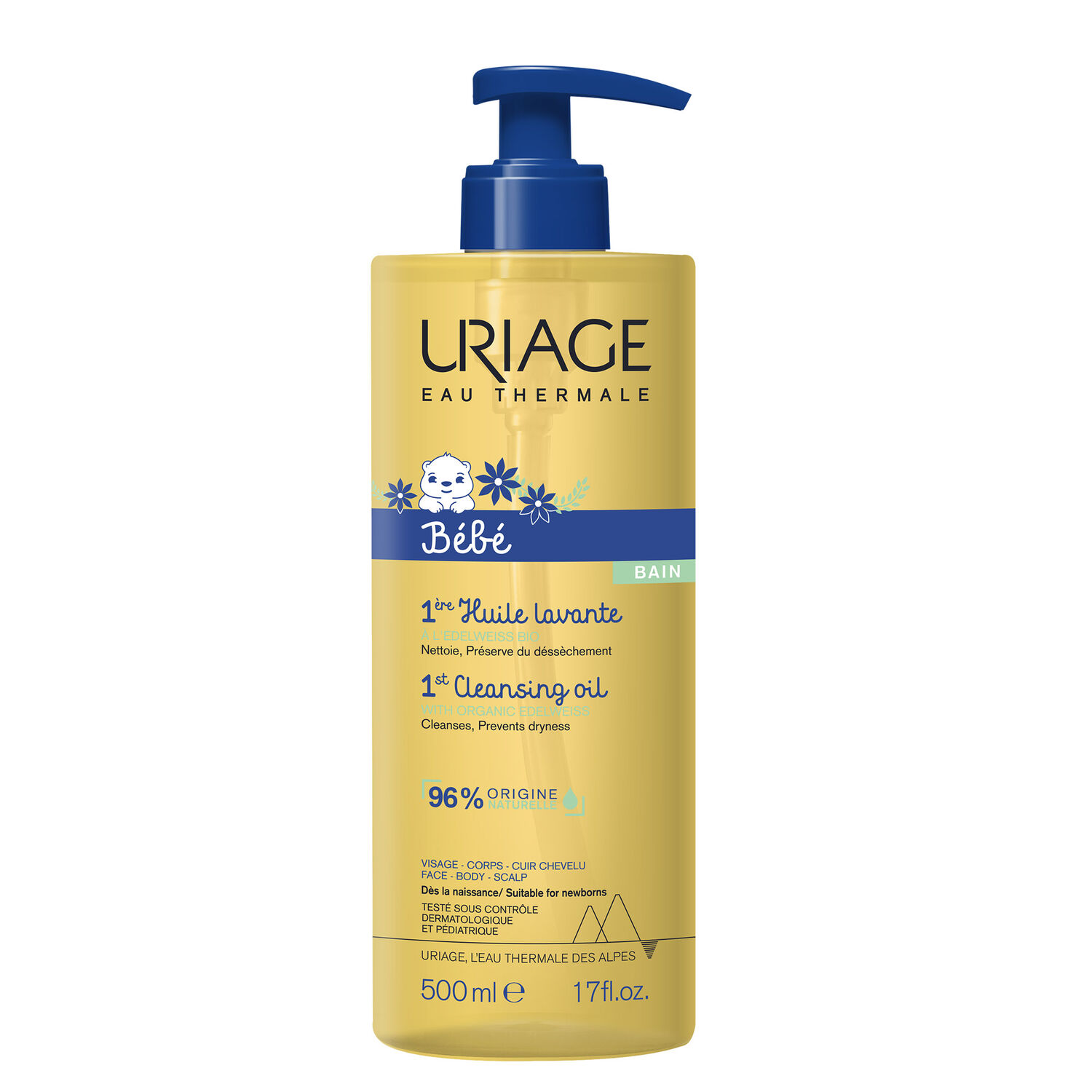 Uriage Bébé 1ère Huile Lavante 500 ml