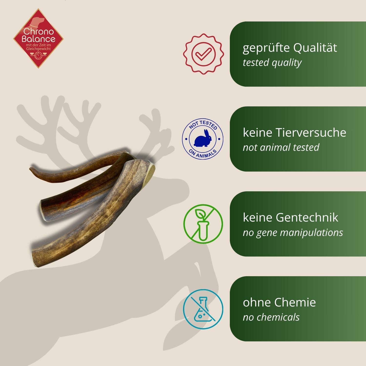 ChronoBalance Snacks ChronoBalance Rentier Geweih Snack L
