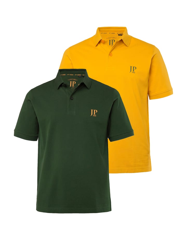 JP1880 Poloshirt in dunkelgrün günstig kaufen