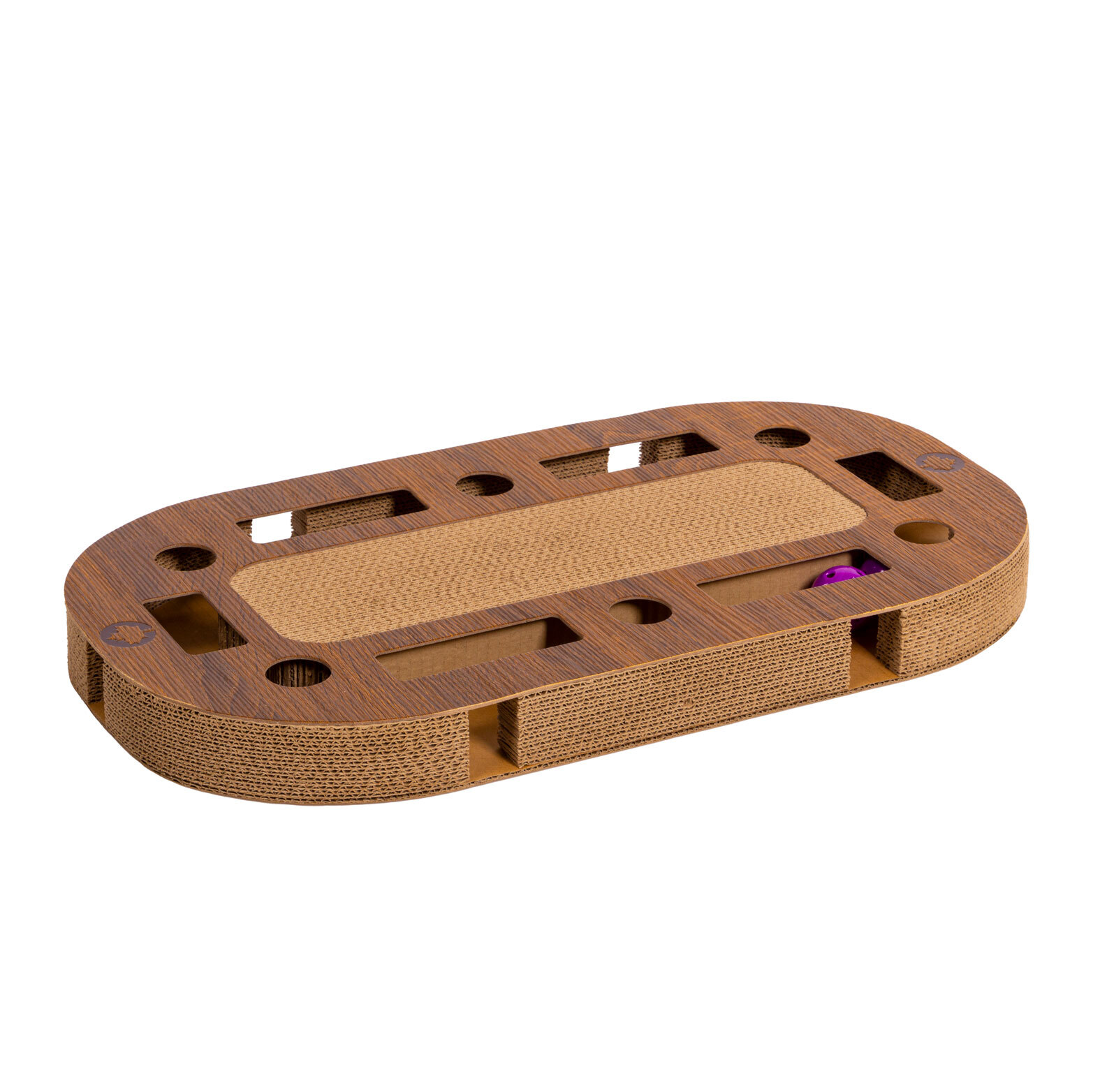 Canadian Cat Company Intelligenzspielzeug Canadian Cat Company Katzenspielplatz PlayPlate L braun