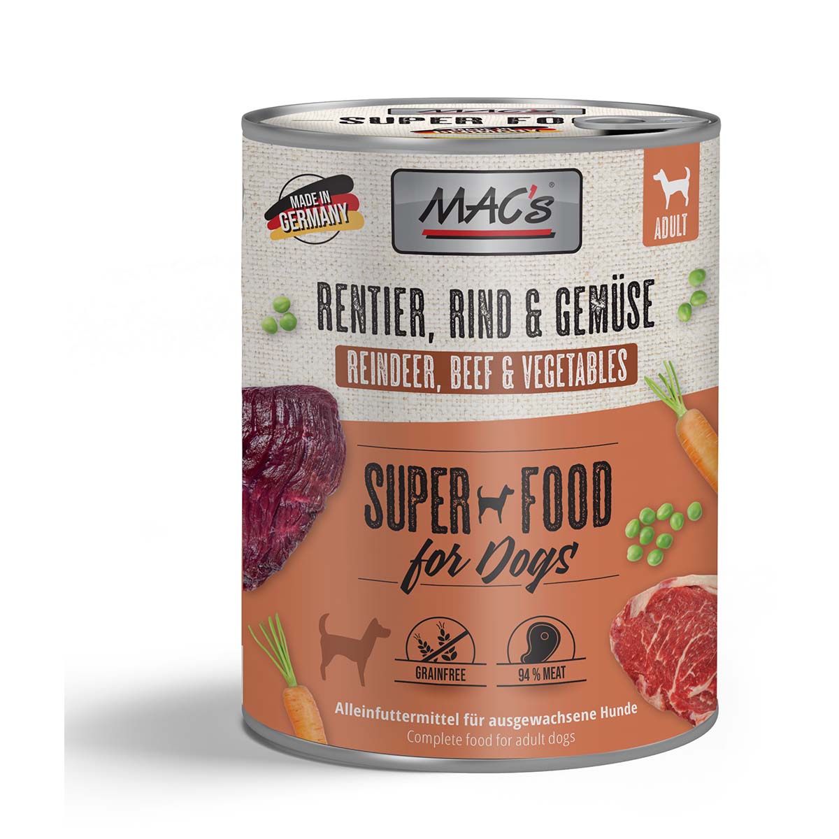 MAC's Dog Rentier, Rind und Gemüse günstig kaufen bei ZooRoyal