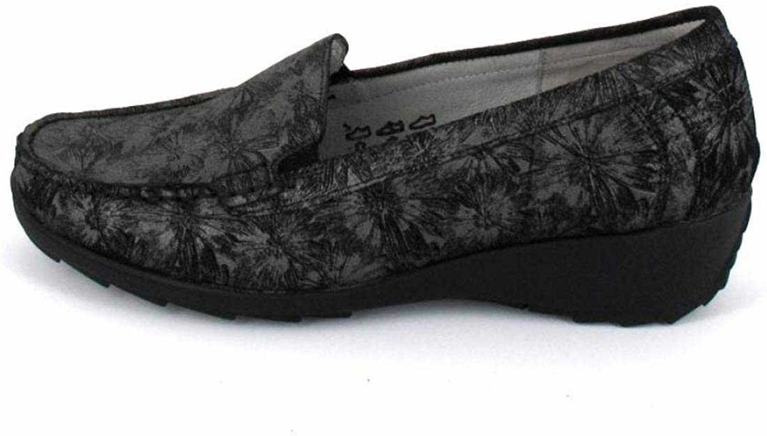 WALDLÄUFER Komfort Slipper schwarz 348502