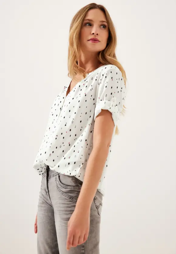 CECIL Bluse mit allover Print