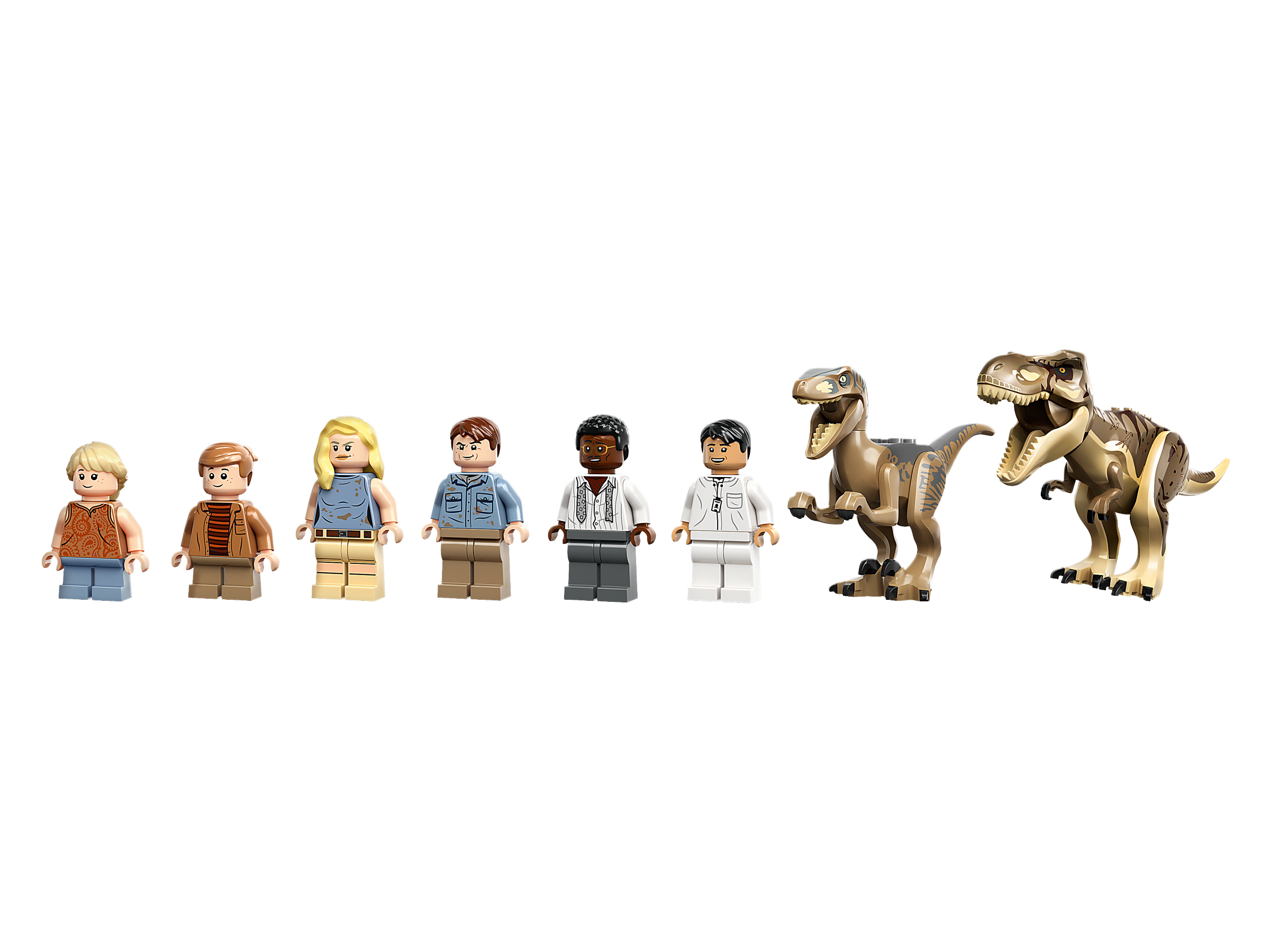 Angriff des T. rex und des Raptors aufs Besucherzentrum 76961