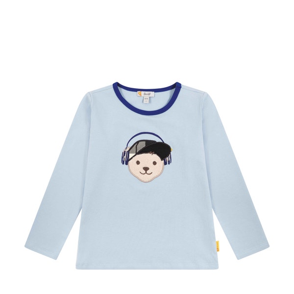 T-Shirt langarm, hellblau für Jungs