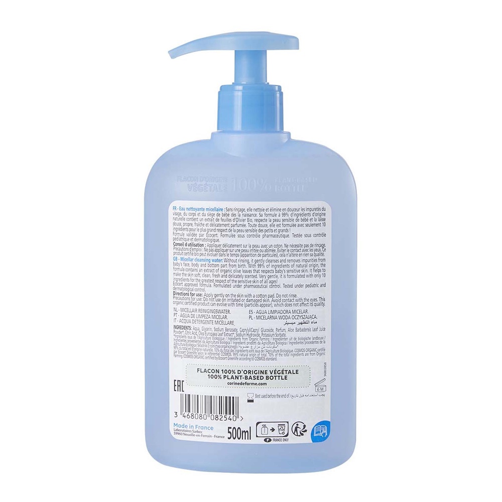 corine de farme Eau nettoyante Micellaire BIO Parfumé Eau nettoyante Bébé