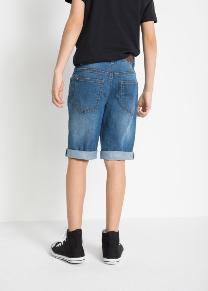Jungen Stretch-Bermuda