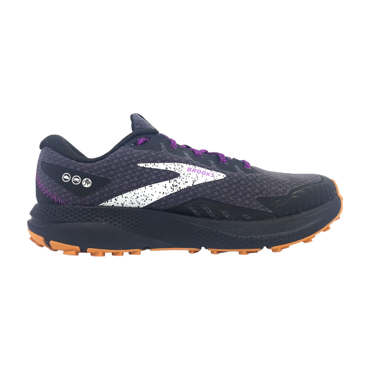 Brooks Divide 4 GTX 1203931B Grau 073 Black/Pearl/Purple