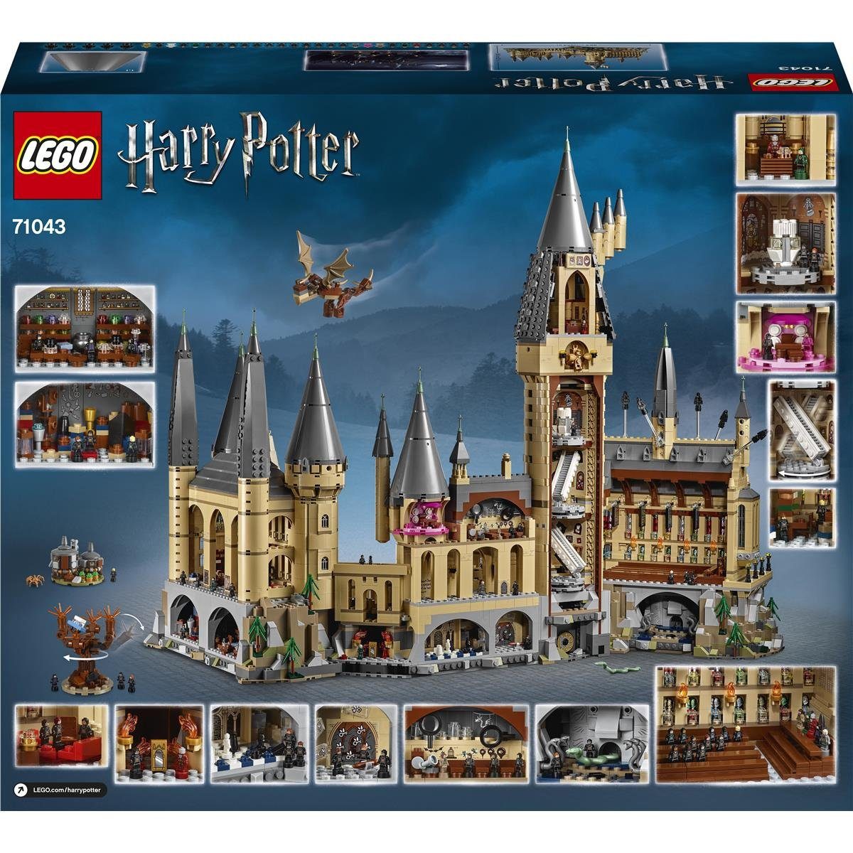 LEGO® Konstruktionsspielsteine LEGO® Harry Potter™ - Schloss Hogwarts™, (Set, 6020 St)