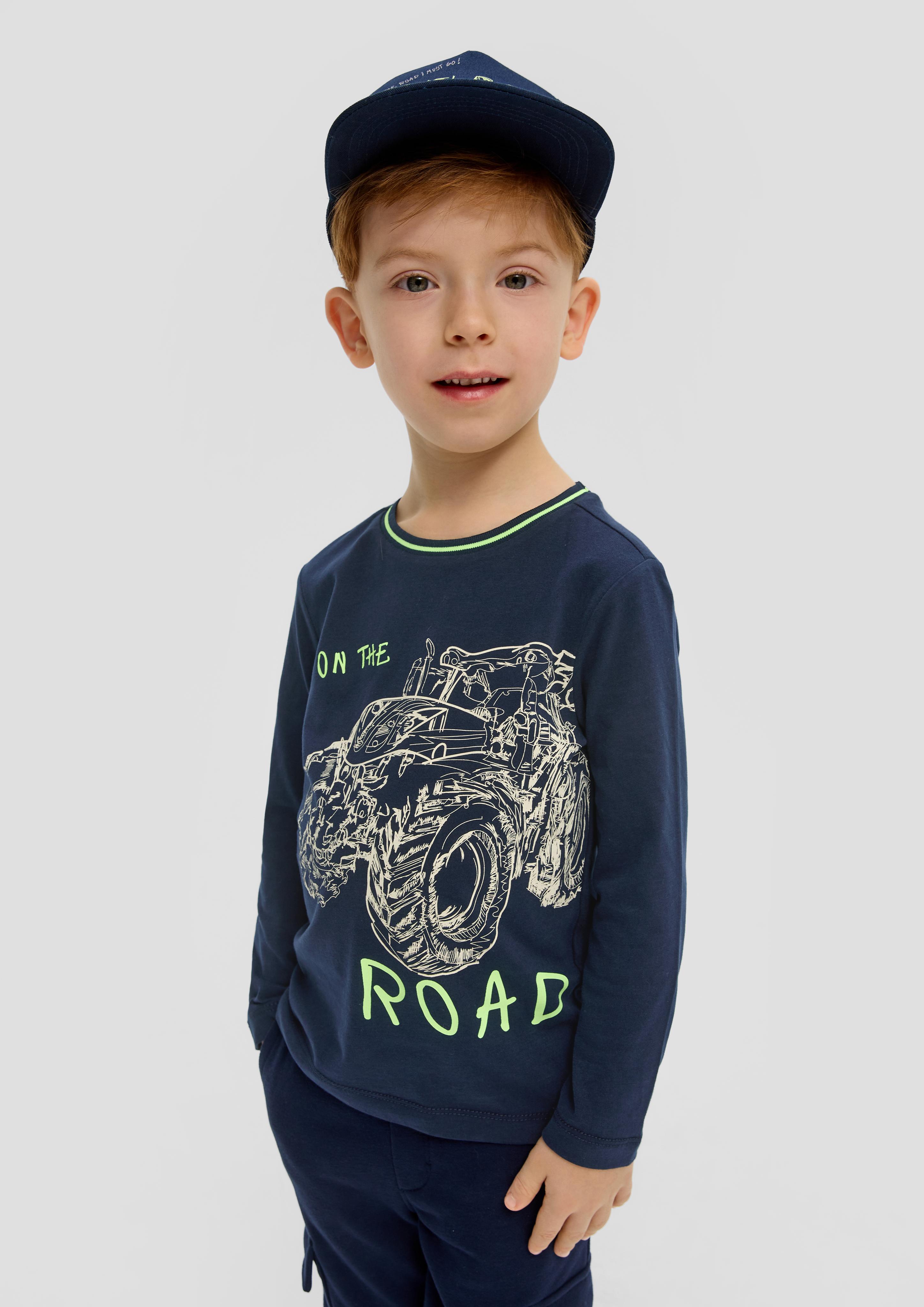 Longsleeve mit Frontprint  2140412-5952