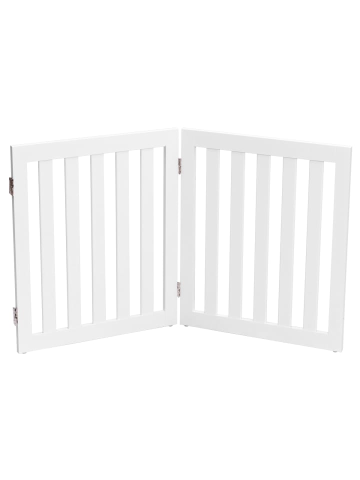 COSTWAY Absperrgitter Hunde 2 Paneelen 60cm in Weiß günstig kaufen onesize