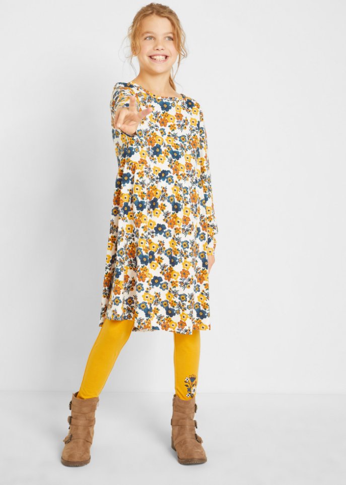 Mädchen Jerseykleid (2er Pack) aus Bio-Baumwolle