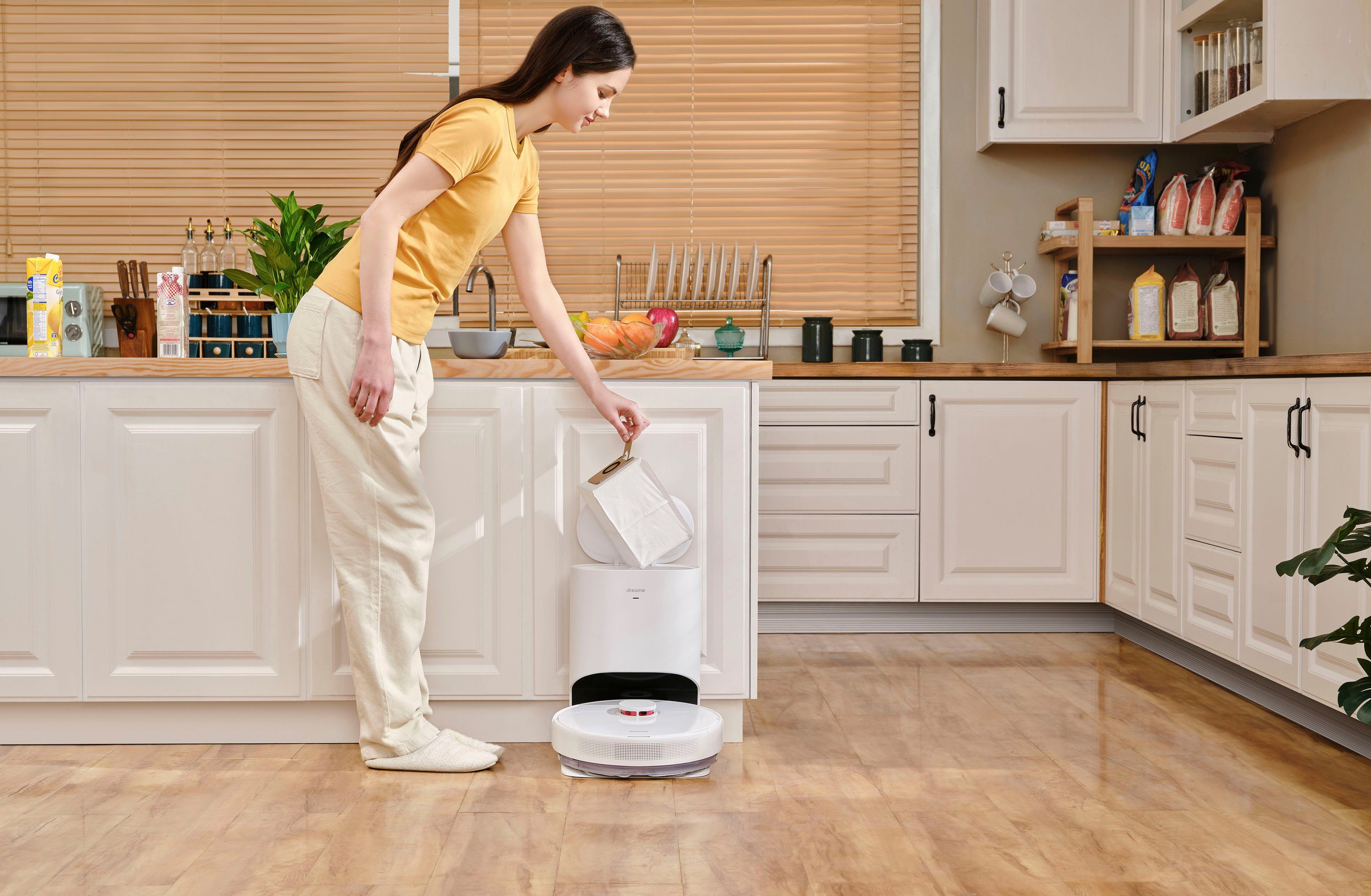 dreame Saugroboter Dreame D10 Plus;, 46 W, mit Wischfunktion und Absaugstation
