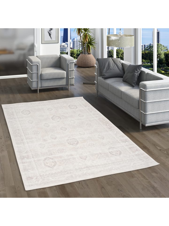 Pergamon Designer Teppich Tawira Vintage in Creme günstig kaufen