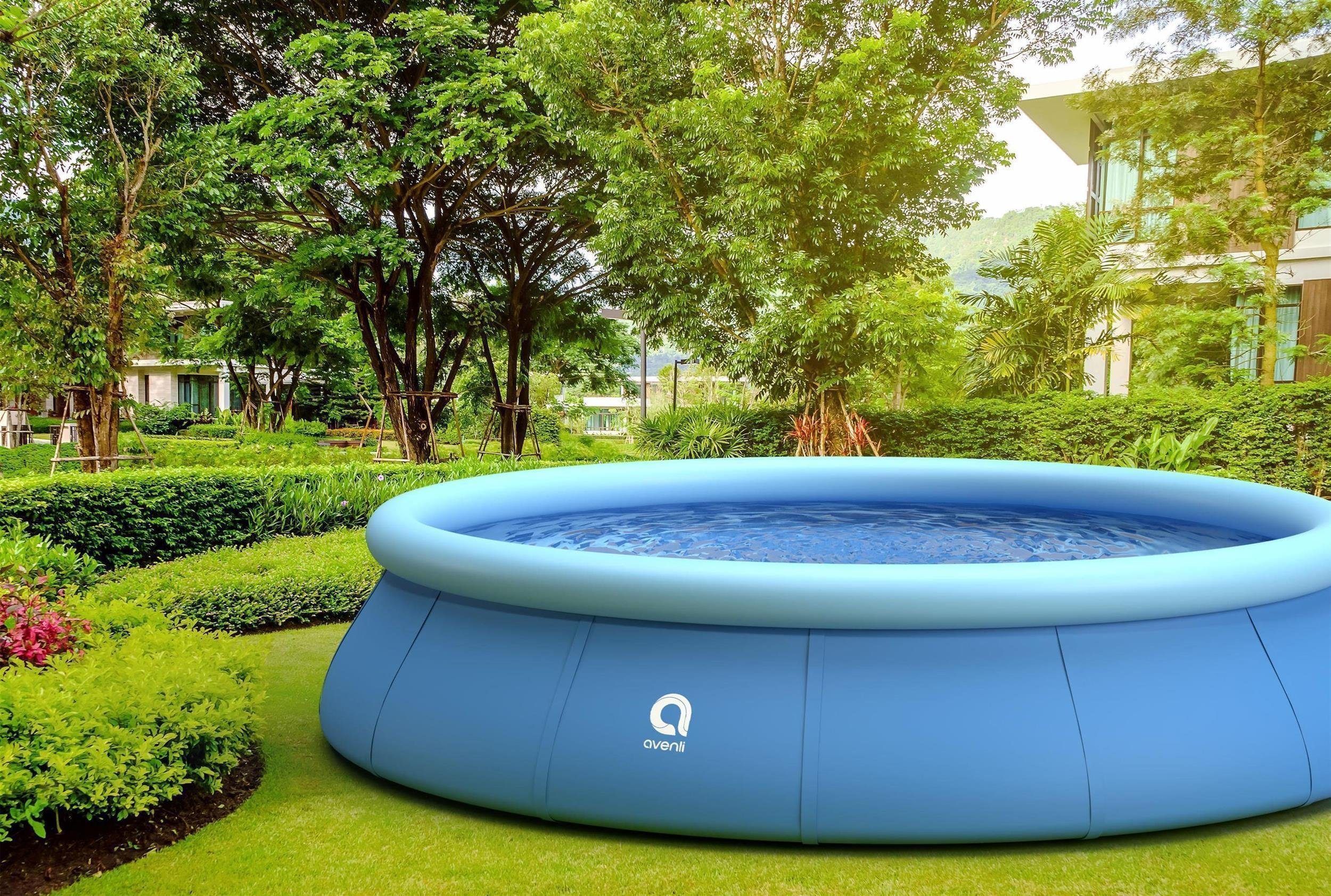 Avenli Quick-Up Pool Prompt Set Pool Komplettset 450 x 90 cm (Aufstellpool)